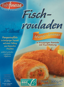 Fish rolls (mango & pineapple)